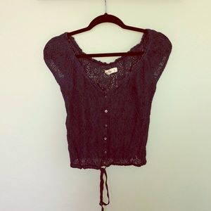 Lace shirt from Holister ✨